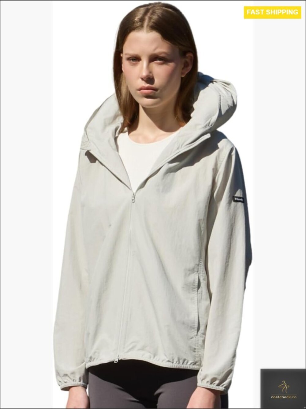 Full Zip Hoodie with Built-in Travel Pillow Comfortable Relaxed Fit Windbreaker